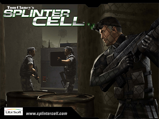 Splinter Cell title screen for Xbox